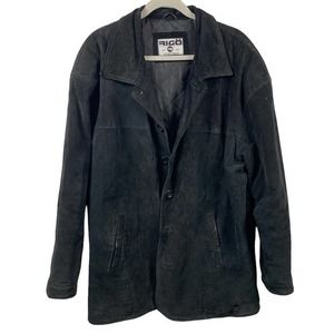 Rigo Sportswear Mens‎ Leather Jacket Sz L